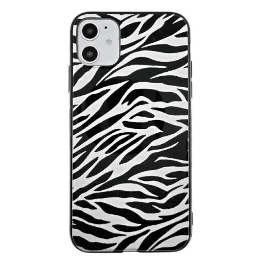 IPHONE 11 PRO MAX CASE, ULTRA SLIM FIT SOFT TPU CASE ZEBRA